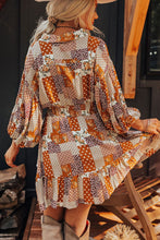 Load image into Gallery viewer, Unique Colorful Mini Shirt Dress Vibrant &amp; Trendy Casual Wear Party Dress
