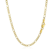 Load image into Gallery viewer, 3.0mm 10k Yellow Gold Solid Figaro Chain
