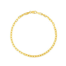 Load image into Gallery viewer, 14k Yellow Gold French Cable Chain Bracelet  (2.50 mm)

