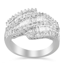 Load image into Gallery viewer, 14K White Gold Diamond Cocktail Ring Band (1 3/4 Cttw, H-I Color, SI2-I1 Clarity) - Size 6-1/2
