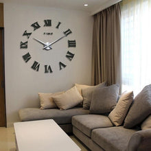 Load image into Gallery viewer, 3D Big Acrylic Mirror Wall Clock Quartz Watch Still Life Clocks Frameless Wall Clock 3D Surface Mirror Wall Clock Modern Design Large Mute Wall Watches Stickers for Living Room Bedroom Home Decorations Modern Home Decoration Living Room Stickers
