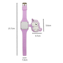 Load image into Gallery viewer, 3D Childrens Watch Cute Unicorn LED Electronic Kids Watches Boys Girls Silicone Toy Wristwatches Learning Time 3D Cute Toddler Shape Clamshell Design Kids Digital Led Watch For Kids Birthday Presents Gifts
