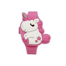 Load image into Gallery viewer, 3D Childrens Watch Cute Unicorn LED Electronic Kids Watches Boys Girls Silicone Toy Wristwatches Learning Time 3D Cute Toddler Shape Clamshell Design Kids Digital Led Watch For Kids Birthday Presents Gifts
