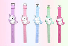Load image into Gallery viewer, 3D Childrens Watch Cute Unicorn LED Electronic Kids Watches Boys Girls Silicone Toy Wristwatches Learning Time 3D Cute Toddler Shape Clamshell Design Kids Digital Led Watch For Kids Birthday Presents Gifts
