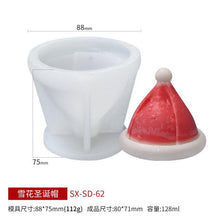 Load image into Gallery viewer, 3D Christmas Candle Silicone Mold Santa Claus Christmas Tree 3D Silicone Candle Resin Mold DIY Aromatherapy Wax Candle Soap Concrete Clay Craft Cake Home Party Decor Creative DIY Scented Aromatherapy Candle Making Mold Decor
