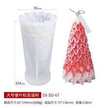 Load image into Gallery viewer, 3D Christmas Candle Silicone Mold Santa Claus Christmas Tree 3D Silicone Candle Resin Mold DIY Aromatherapy Wax Candle Soap Concrete Clay Craft Cake Home Party Decor Creative DIY Scented Aromatherapy Candle Making Mold Decor
