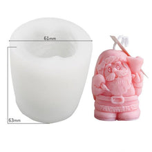 Load image into Gallery viewer, 3D Christmas Tree Candle Mold DIY Scented Candle Christmas Tree Silicone Mold Candle Soap Mold Flexible Mold For Candle Making Pine Tree Molds DIY Cake Decorating Candle Silicone Mold Pine Tree Resin Soap Mold Christmas Gift Craft Home Decor
