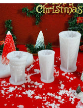 Load image into Gallery viewer, 3D Christmas Tree Candle Mold DIY Scented Candle Christmas Tree Silicone Mold Candle Soap Mold Flexible Mold For Candle Making Pine Tree Molds DIY Cake Decorating Candle Silicone Mold Pine Tree Resin Soap Mold Christmas Gift Craft Home Decor

