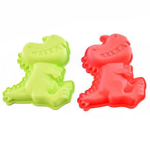 Load image into Gallery viewer, 3D Dinosaur Cookie Cutters Mold Dinosaur Biscuit Cartoon Mould Sugarcraft Dessert Baking Silicone Mold For Sop Cake Decor Tool Dinosaur Fossil Cookie Making Molds Stamps For Kitchen
