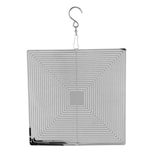 Load image into Gallery viewer, 3D Drop-shaped Rotating Wind Spinner Outdoor Metal Sculptures Flowing Stainless Steel Wind Chimes Flowing-Light Effect Design Home Garden Decoration Outdoor Hanging Decor Gift Wind Spinners Mirrored Patio Wind Chime Yard Decor
