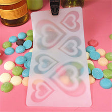 Load image into Gallery viewer, 3D Heart Shape Chocolate Silicone Mold Cookie Wedding Cake Toppers Tools Heart Shaped Silicone Mold Resin Soft Candy Chocolate Jelly Gummy Ice Beautiful Valentines Heart Shaped Mold
