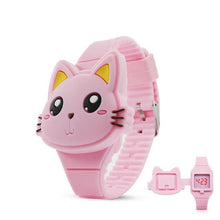Load image into Gallery viewer, 3D Kids Watches Cute Rabbit Cat LED Electronic Children Watch Boys and Girls Silicone Toy Wristwatches Girls Watch Digital Cute Shape LED Fashion Silicone Band Clamshell Design Wrist Watch
