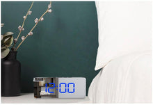 Load image into Gallery viewer, 3D Large LED Digital Wall Clock Date Time Celsius Nightlight Display Table Desktop Clocks 3D Digital Alarm Clock Modern Design LED Wall Desk Clocks 12/24H Time /Date/ Temperature Display Nightlight /Brightness Adjustable/ Alarm Clock For Living Room

