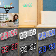 Load image into Gallery viewer, 3D LED Digital Wall Clock
