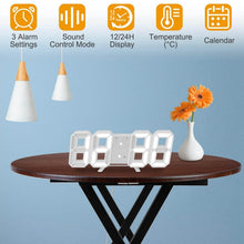 Load image into Gallery viewer, 3D LED Digital Wall Clock
