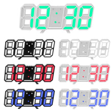 Load image into Gallery viewer, 3D LED Digital Wall Clock
