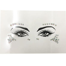 Load image into Gallery viewer, 3D Makeup Tattoo Face Gems Glitter Face Jewels Crystal Stickers Face Glitter for Festival Carnival Party
