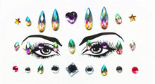 Load image into Gallery viewer, 3D Makeup Tattoo Face Gems Glitter Face Jewels Crystal Stickers Face Glitter for Festival Carnival Party
