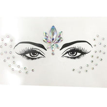 Load image into Gallery viewer, 3D Makeup Tattoo Face Gems Glitter Face Jewels Crystal Stickers Face Glitter for Festival Carnival Party
