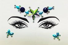 Load image into Gallery viewer, 3D Makeup Tattoo Face Gems Glitter Face Jewels Crystal Stickers Face Glitter for Festival Carnival Party
