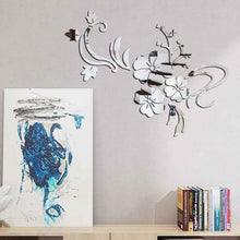 Load image into Gallery viewer, 3D Mirror Flower Removable Wall Sticker
