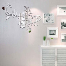 Load image into Gallery viewer, 3D Mirror Flower Removable Wall Sticker
