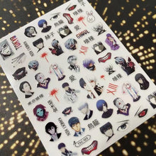 Load image into Gallery viewer, 3D Nail Art Stickers Decal Template Nail Tool Decorations Nail Slider  Metallic Nail Art Stickers Set Love Metal Nail Studs Decals for Women Nail Decorations Accessories Metal Curve Stripe Lines Design Letter Nail Sticker Decoration
