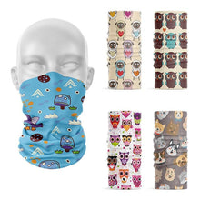 Load image into Gallery viewer, 3D Printed Mini Pattern Headscarf Fashion Women Summer Neck Gaiter Cute Cartoon Animal Tubular Hijab Scarf Face Seamless Bandana  Printed Oil Painting Art Neck Scarf Women Soft Face Bandana Sunflower Night Hijab Scarf Face Mask
