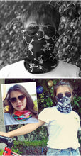 Load image into Gallery viewer, 3D Printed Mini Pattern Headscarf Fashion Women Summer Neck Gaiter Cute Cartoon Animal Tubular Hijab Scarf Face Seamless Bandana  Printed Oil Painting Art Neck Scarf Women Soft Face Bandana Sunflower Night Hijab Scarf Face Mask
