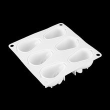 Load image into Gallery viewer, 3D Rabbit Shape Silicone Cake Mold 6-cavity Mousse Dessert Baking Bunny Mold Chocolate Bakeware Pastry Decorating Mould Easter Bunny Chocolate Silicone Mold For Baking Rabbit Shape
