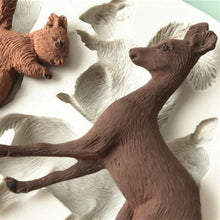 Load image into Gallery viewer, 3D Rabbit Squirrel Fawn Bunny Silicone Mould Fondant Cake Chocolate Soap Mold Cupcake Tool Kitchen Dessert Accessories Appliance Squirrel Fawn Bunny Shape Silicone Ice Cube Mold Silicone Fondant Mold Chocolate Mold Soap Mold
