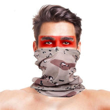 Load image into Gallery viewer, 3D Scarf Uniesx Men Women Bandanas Polyester Breathable Windproof Anti UV Neck Cover Camping Hiking Climbing Face Mask Headband Windproof Head Scarves Neck Warmer Cycling Camping Hiking Men Women Fashion Magic Scarves Turban Outdoor Headband Bandanas
