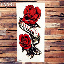 Load image into Gallery viewer, 3D Scorpion Temporary Tattoos Sticker Body Arm Waterproof Wolf Tattoo Realistic Style For Women Men
