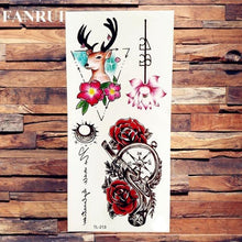 Load image into Gallery viewer, 3D Scorpion Temporary Tattoos Sticker Body Arm Waterproof Wolf Tattoo Realistic Style For Women Men
