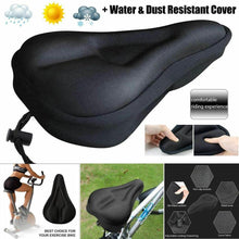 Load image into Gallery viewer, 3D Soft Thickened Bicycle Seat Breathable Bicycle Saddle Seat Cover Comfortable Foam Seat Extra Soft Gel Bicycle Seat Cover Soft Silicone Padded Bike Saddle Cover Upgraded Bicycle Seat

