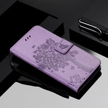 Load image into Gallery viewer, 3D Tree Flip Leather Case For iPhone 13 12 Mini Phone Cover PU Leather Wallet Case with Card Holder Kickstand Wrist Strap Flip Cover for iPhone
