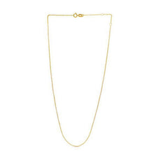 Load image into Gallery viewer, Adjustable Cable Chain in 14k Yellow Gold (0.97 mm)
