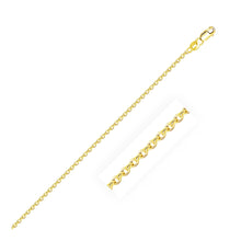 Load image into Gallery viewer, 14k Yellow Gold Diamond Cut Cable Link Chain (1.50 mm)
