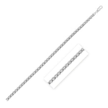 Load image into Gallery viewer, Sterling Silver Rhodium Plated Mariner Chain 5.6mm

