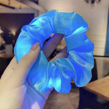 Load image into Gallery viewer, 3Pcs New Arrival Girls LED Luminous Scrunchies Hairband Ponytail Holder Headwear Elastic Hair Bands Solid Color Hair Accessories Ponytail Holder Accessories for Women And Girls
