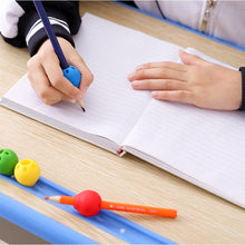 Load image into Gallery viewer, 3Pcs Silicone Writing Aid Grip Pencil Aids Children for Child Pencil Pen School Pencil Grips for Kids Adults Silicone Pencil Grips Round Handwriting Aid Tools for Handwriting Drawing
