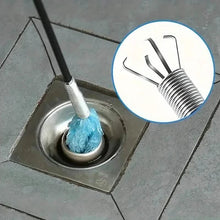 Load image into Gallery viewer, 4-Claw Pipe Clog Remover, Spring Plumbing Tool for Kitchen Bathroom, Hair and Debris Catcher
