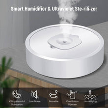 Load image into Gallery viewer, 4-in-1 Movable Air Purifier Humidifier Ultraviolet Cleaner Aroma Diffuser

