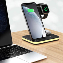 Load image into Gallery viewer, 4-in-1 Wireless Charging Stand with Night Light
