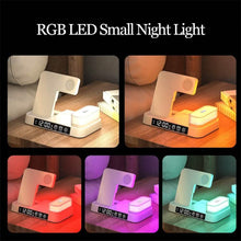 Load image into Gallery viewer, 4-in-1 Wireless Charging Station with LED Night Light
