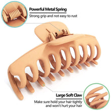 Load image into Gallery viewer, 4-Pack: Big Hair Claw Clips
