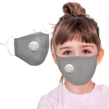 Load image into Gallery viewer, 4-Pack: Children's Seamless Reusable Washable Face Mask Bandanas with Breathing Valve

