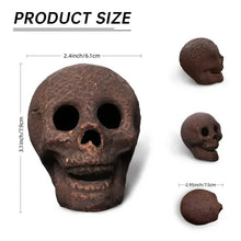 Load image into Gallery viewer, 4-Pack: Halloween Fire Pit Skull Ceramic Props
