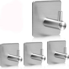 Load image into Gallery viewer, 4-Pack: Heavy Duty Durable 304 Stainless Steel Wall Hangers
