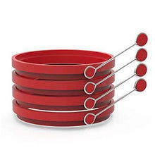 Load image into Gallery viewer, 4-Pack: Non-Stick Multi Use Silicone Egg Ring
